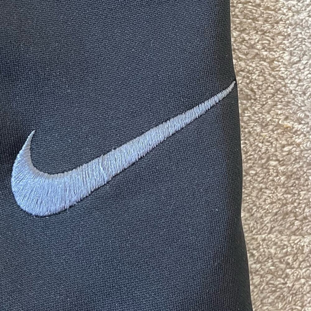 Nike Therma Training Pants Men L Lined Sweatpants Triple Black 800191-010 Swoosh - Picture 3 of 7